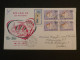 R33 VIETNAM CONG HOA BELLE LETTRE FDC  1974 A WETTINGEN SUISSE +BLOC DE 4 TP 100 .D  FISHES  + BEL AFF. INTERESSANT+ + - Viêt-Nam