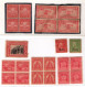 Delcampe - Large Plateblock Set USA Stamps, Some Damaged From Poor Storage In Books - Números De Placas