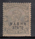 3p MH KGV Nabha State 1913-1923, British India - Nabha