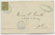 COLONIES 20C SAGE  LETTRE COVER  CACHET BLEU REUNION 2 DEC 1882 SAINT PAUL POUR ST DENIS - Covers & Documents