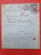 Carte Pneumatique ( Carte Lettre ) De Paris Pour Paris En 1902 - N 224 - Rohrpost