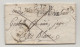 LAC 1828 CHER MEHUN Sur YEVRE EVRE Marque Postale P.17.P. PORT PAYE Lettre LE BLANC INDRE P17P - 1801-1848: Précurseurs XIX