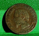 FRANCE , NAPOLEON III  TÊTE NUE, CINQ CENTIMES 1854 D  , Old Coin 5 CENTIMES LYON - 5 Centimes