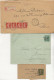 LOT DE 7 LETTRES ET ENTIERS  AFFRANCHIES TYPE SEMEUSE  +OBLITERATIONS DIVERSE - Mechanical Postmarks (Other)