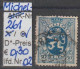1929 - BELGIEN - FM/DM "Wappenschild" 50 C Blau - O  Gestempelt - S.Scan (261o 01-02 Be) - 1929-1937 León Heráldico