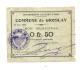 1920 // Ville De GROSLAY (Val D'Oise 95) // Bon Municipal De Cinquante Centimes - Bons & Nécessité