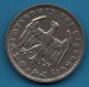 DEUTSCHES REICH 1 REICHSMARK 1934 D KM# 78 - 1 Reichsmark