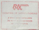 Portugal 1988 Cover Fragment Meter Stamp Frama Slogan National Road Co. From Lisbon Areeiro Agency Transport Bus - Busses