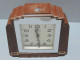 -REVEIL ART DECO JAZ BAKELITE  ROUGE COLLECTION Déco Vintage Vitrine   E - Alarm Clocks