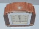 -REVEIL ART DECO JAZ BAKELITE  ROUGE COLLECTION Déco Vintage Vitrine   E - Alarm Clocks