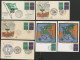 EUROPA 1959 N° 1218 + 1219 10 Plis Différents : 6 Cartes Maximum + 4 Env. Illustrées  Voir Suite - 1950-1959