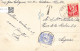 FANTAISIE - Femme - Bonne Fête - Une Femme Lisant Une Lettre Du Haut De L'escalier - Cartes Postales Ancienne - Vrouwen