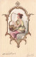 ARTS - Peintures Et Tableaux - Une Dame Jouant De La Harpe  - Carte Postale Ancienne - Peintures & Tableaux