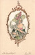 ARTS - Peintures Et Tableaux - Une Jolie Dame élégante Avec Un Chapeau Ornée De Roses  - Carte Postale Ancienne - Peintures & Tableaux