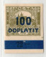 Tchécoslovaquie 1922 Mi  D 18a (Yv TT 25A), (MH)* Bdf, Trace De Charniere - Ongebruikt