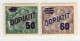 Tchécoslovaquie 1926 Mi  D 44-5 (Yv TT 44-5), (MH)* Trace De Charniere - Unused Stamps