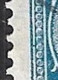 Breukje In De Kaderlijn Links In 1921-22 Cijferzegels 20 Cent Blauw NVPH 109 - Plaatfouten En Curiosa