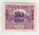 Tchécoslovaquie-Silesie 1920 Mi 25 A  (Yv 18), (MH)* Trace De Charniere, - Unused Stamps