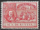Verschoven / Dubbeldruk Onderin 1907 De Ruyterzegel 2½ Cent Steenrood NVPH 89 Ongestempeld - Variétés Et Curiosités