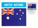 UNITED NATION CARTE MAXIMUM   DRAPEAU FLAG - AUSTRALIA - Sonstige & Ohne Zuordnung