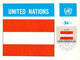 UNITED NATION CARTE MAXIMUM   DRAPEAU FLAG - AUSTRIA - Andere & Zonder Classificatie