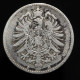 Allemagne / Germany, Wilhelm I, 1 Mark, 1876, C - Frankfort, Argent (Silver), TB (F), KM#7 - 1 Mark