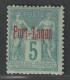 PORT LAGOS - N°1 * (1893) 5c Vert - Unused Stamps