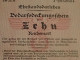 Ehestandesdarlehen. 10 Reichsmark   20 Juli 1933 - 100 Reichsmark