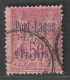 PORT LAGOS - N°5 Obl (1893) 2p Sur 50c Rose - Usati