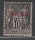 PORT SAID - N°8 Obl (1899) 10c Noir Sur Lilas (II) - Used Stamps