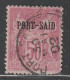 PORT SAID - N°14 Obl (1899) 50c Rose (I) - Usados