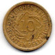 GERMANY - WEIMAR REPUBLIC, 10 Renten Pfennig, Aluminum-Bronze, Year 1924-D, KM # 33 - 10 Renten- & 10 Reichspfennig