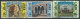 LEBANON. 1978, LEBANESE DOMESTIC ARCHITECTURE STAMPS ISSUES OF 1973 SURCHARG, COMPLETE SET OF 4, SG #1243/45 USED, - Lebanon