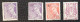 France 1939 – 1944 4 Timbres - Sonstige & Ohne Zuordnung