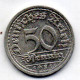 GERMANY - WEIMAR REPUBLIC, 50 Pfennig, Aluminum, Year 1921-G, KM # 27 - 50 Rentenpfennig & 50 Reichspfennig
