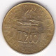 San Marino, 200 Lire 1978, Tisserand, En Bronze Aluminium, KM# 83, Neuve UNC - Saint-Marin