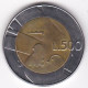 San Marino , 500 Lire 1990 , 1600 Ans D’histoire , Bimétallique,  KM# 256, Neuve UNC - San Marino