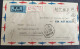 China Tientsin Registered Cover Via Canton To Hong Kong By Rail Airmail To Brazil, Very Scarce, Nice Postage On Back, - Storia Postale