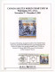 Canada 1985-89 4 Different Postmarked And Stamped International Philatelic Exhibition Cards - Officiële Postkaarten