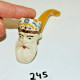 C245 Ancienne Pipe - Objet Du Fumeur - Terre Cuite Ludique - Porcelain Pipes