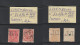 LUXEMBOURG -  2 TIMBRES PERFORÉ  . .D.L.   N° 73 & 74  De  1895 & 1906 - Adolphe 1er &  Guillaume IV - 3 Scannes - 1906 Guglielmo IV