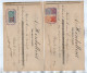 TB 4454 - SEVRES ( S. & O. ) 1917 - Timbres Fiscaux Sur 2 Reçus A. HERCKELBOUT Pour M. FROIDEFOND à LIBOURNE - Briefe U. Dokumente