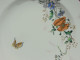 Delcampe - -6 ASSIETTES DEMIE CREUSE  CERAMIQUE LONGWY Décor Fleurs Papillons Insectes    E - Longwy (FRA)