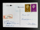 NETHERLANDS 1975 REGISTERED POSTCARD UTRECHT LAAN VAN PUNTENBURG TO 'S GRAVENHAGE 15-12-1975 NEDERLAND AANGETEKEND - Briefe U. Dokumente