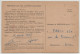 FRANCE 1965 Carte Réexpédition Correspondances Receveur PTT Poste Aérienne CARAVELLE PA 40 - Lettres & Documents