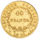 Premier Empire- 40 Francs Napoléon Ier An 14 (1805) Paris - 40 Francs (gold)