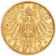 Allemagne-Royaume De Saxe 20 Marks Albert Ier De Saxe 1894 Dresde - 5, 10 & 20 Mark Gold