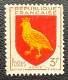 FRA1004U3 - Armoiries De Provinces (VII) - Aunis - 3 F Used Stamp - 1954 - France YT 1004 - 1941-66 Escudos Y Blasones