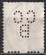 Perfin CCB (Coöperatieve Centrale Boerenleenbank Eindhove) In 1926 Type Veth 10 Ct Rood Tweezijdige Roltanding NVPH R 25 - Perforés