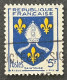 FRA1005U5 - Armoiries De Provinces (VII) - Saintonge - 5 F Used Stamp - 1954 - France YT 1005 - 1941-66 Escudos Y Blasones